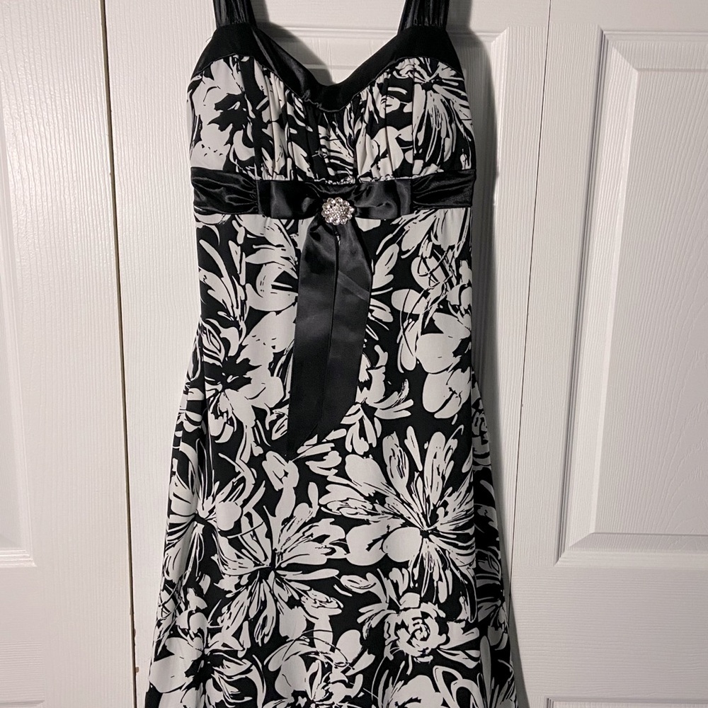 Black and White Dress